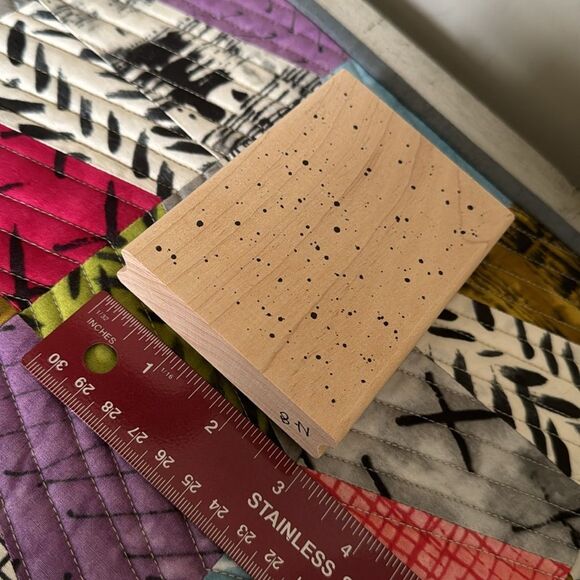 Rubber Stamp Splatter Pattern by All Night Media NWT - Picture 6 of 8